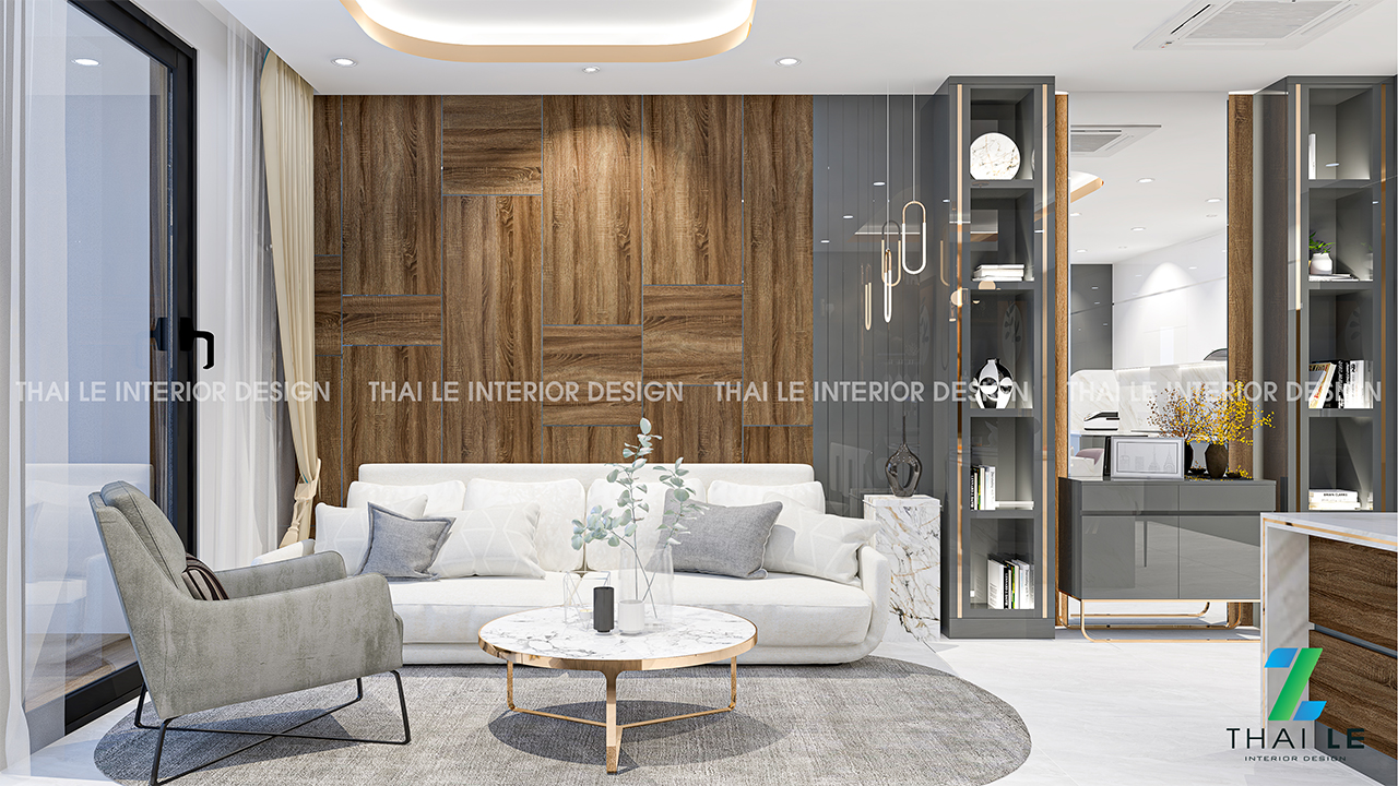 Thiết kế nội thất căn hộ The Peak Midtown Q7 - 115m2